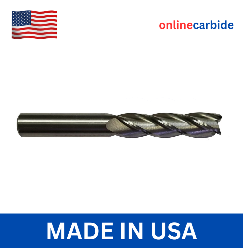 1/2" 4 FLUTE X/LONG CARBIDE END MILL (3 x 6)