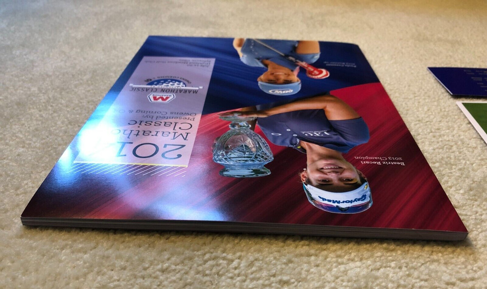 2014 MARATHON CLASSIC LPGA Program, Guide, Ticket! Beatriz Recari, Paula Creamer