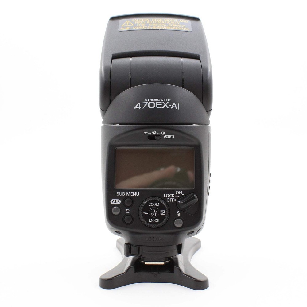 * USED * Canon 470EX-AI Speedlite Auto Bounce Flash and MagMod Diffuser