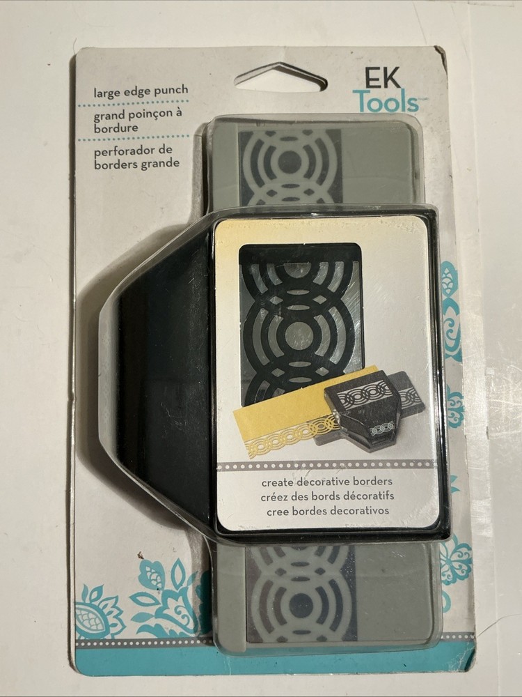 E K Tools Linked Circle Chain Paper Punch, Scrapbooking Paper Tools