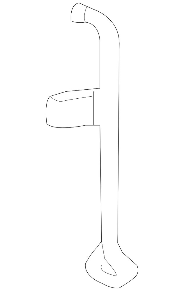 Genuine GM Driver Side Door Outside Handle Bracket 10393992