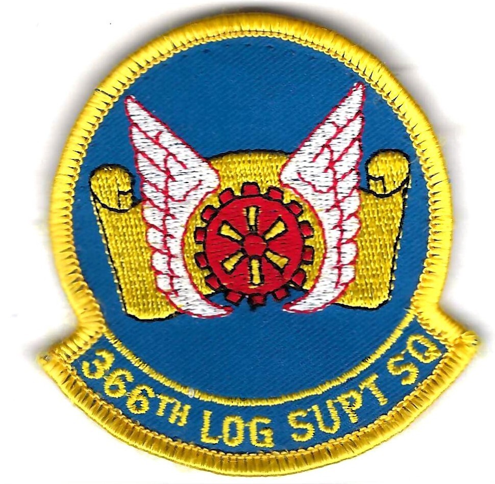 PATCH USAF 366TH LOGISTICS SUPPORT  SQ MOUNTAIN HOME AFB       DB-14