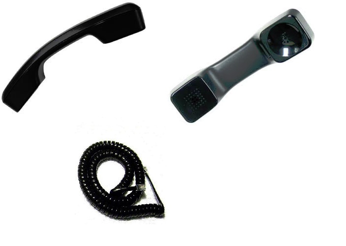 Panasonic KX-TS4200 Replacement Handset & Handset cord (BLACK) (NEW)