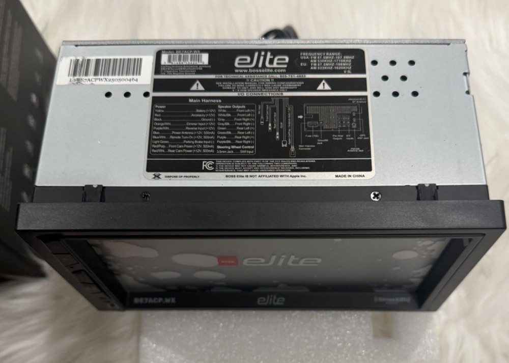 BOSS Audio Systems Elite BE7ACP.WX Double DIN Multimedia Receiver-OPEN BOX