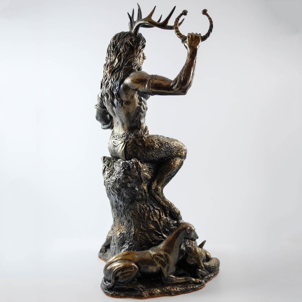 Gwyn ap Nudd (Cernunnos) - Hand cast statue