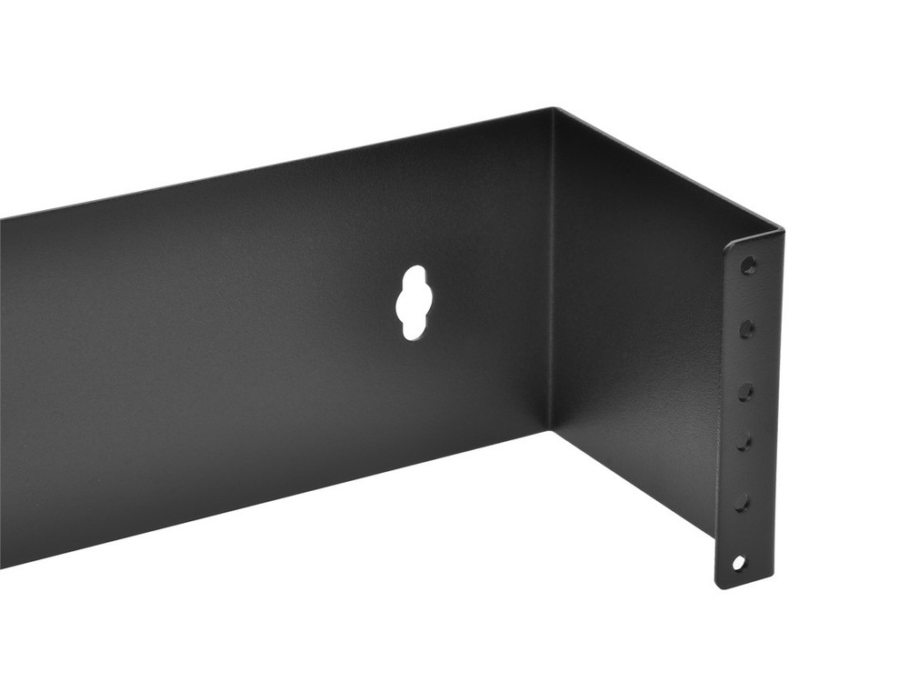 Monoprice 2U Wall Mount Rack, 19-inch Bracket for Patch Panels, Network