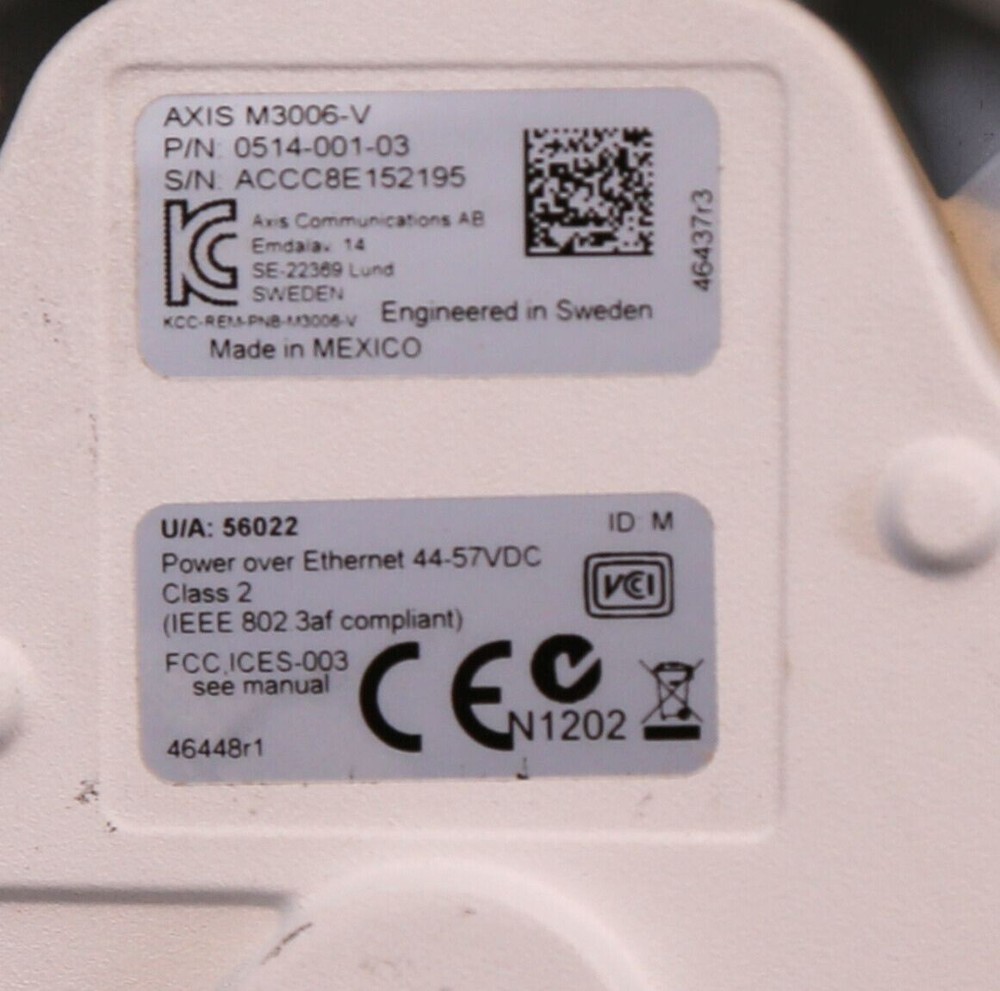 Axis M3006-V Network Camera