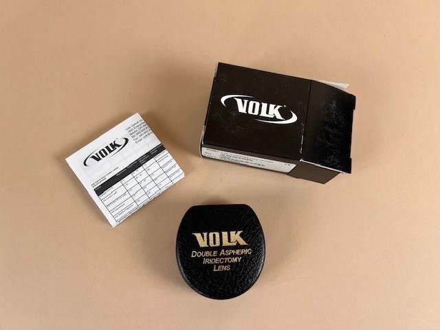 Volk Iridectomy Lens with Case & Box
