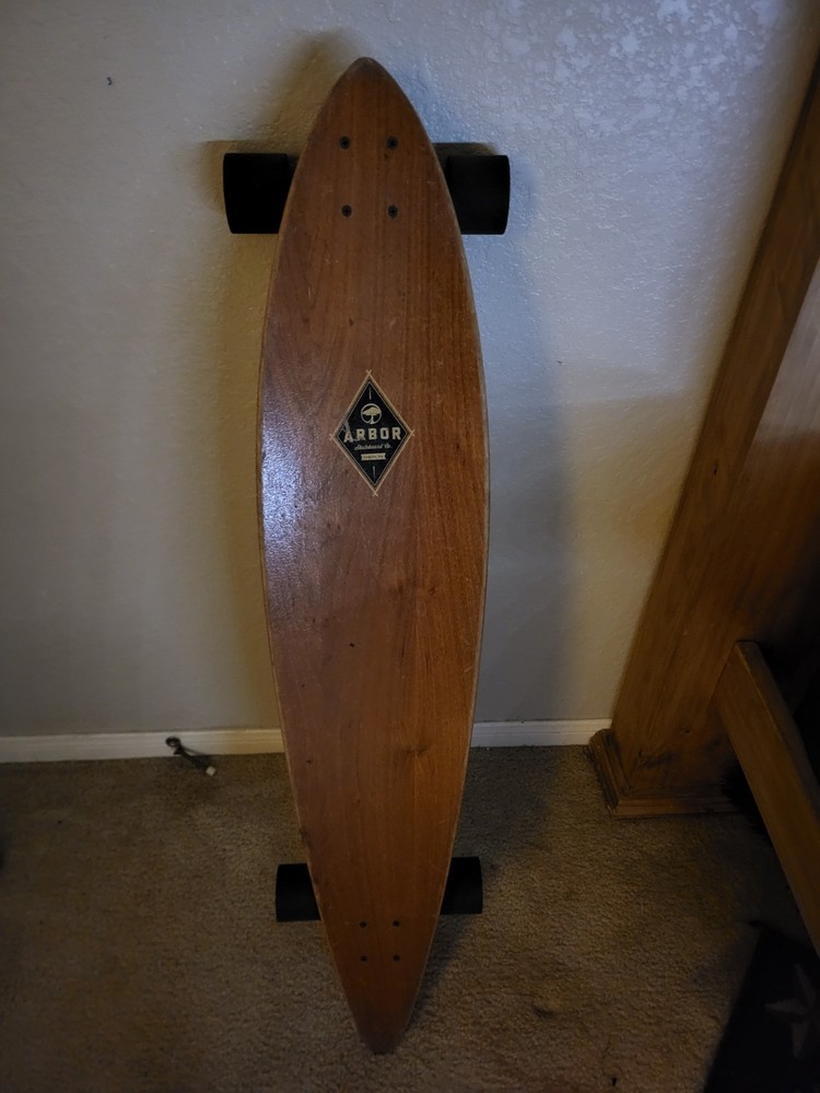 Arbor Timeless Pin Long Board Chestnut Skateboard Deck