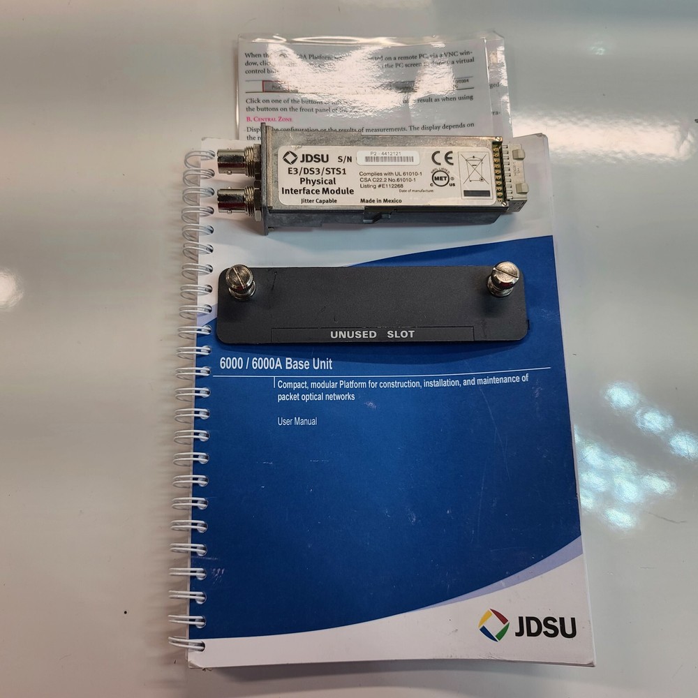 JDSU T-BERD 6000A W/ MSAM C0404 Module