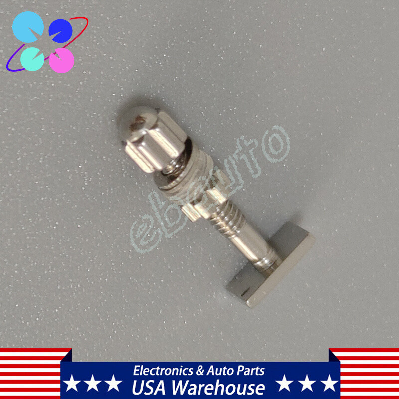 2* Rectangle Screw & Bolt Replace For Cartier Eyeglasses Frame Silver 4.0*2.0mm