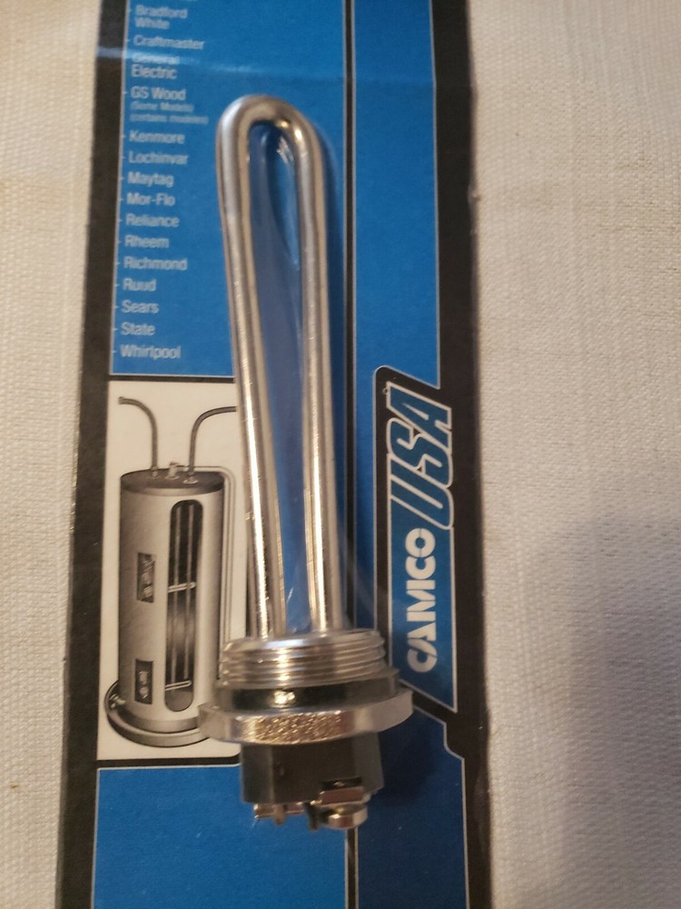 New Camco Screw-In Water Heater Element 1500W 120V HWD Standard #02143