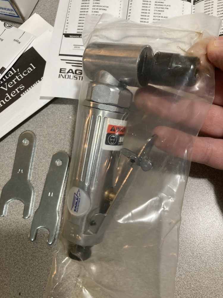 Angle Air Die Grinder pneumatic eagle industries 5003B