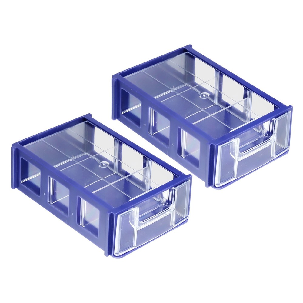 Container Storage Box 140*85*40mm Blue Component Screws Hardware Parts