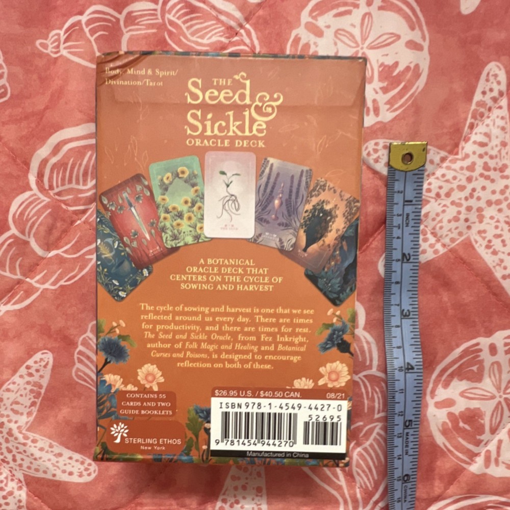 The Seed & Sickle Oracle Deck by Fez Inkwright Botanical Guidebooks