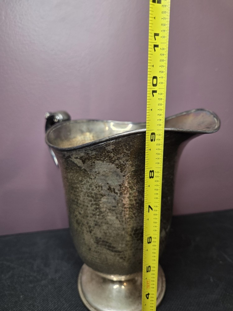 Vintage Silver PLATE Water Pitcher SilverCraft EPNS 9"