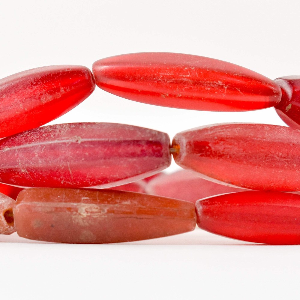 Bohemian Red Trade Beads