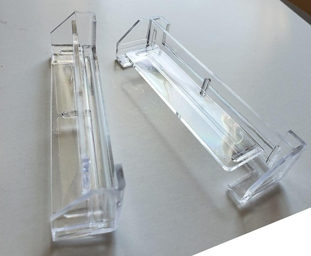 Vertical Blind Clear Valance Corners Qty 4