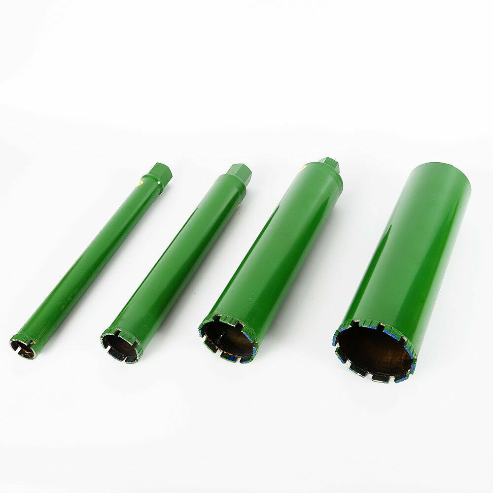 Core Drill Set Wet Diamond Concrete Core Drill Bit 4 Size 2.2"/3"/4"/5" Thread