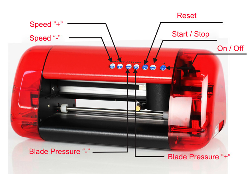 A4 Mini Desktop Vinyl Cutter Plotter With Contour Cut Function 110V Win7/ 8 /10