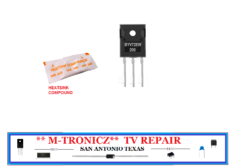 NXP POWER RECTIFIER BYV72EW-200 FOR SAMLEX SEC-1223 POWER SUPPLY