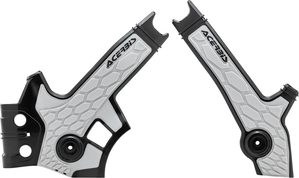Acerbis X-Grip Frame Guards Black/Silver 2801931001