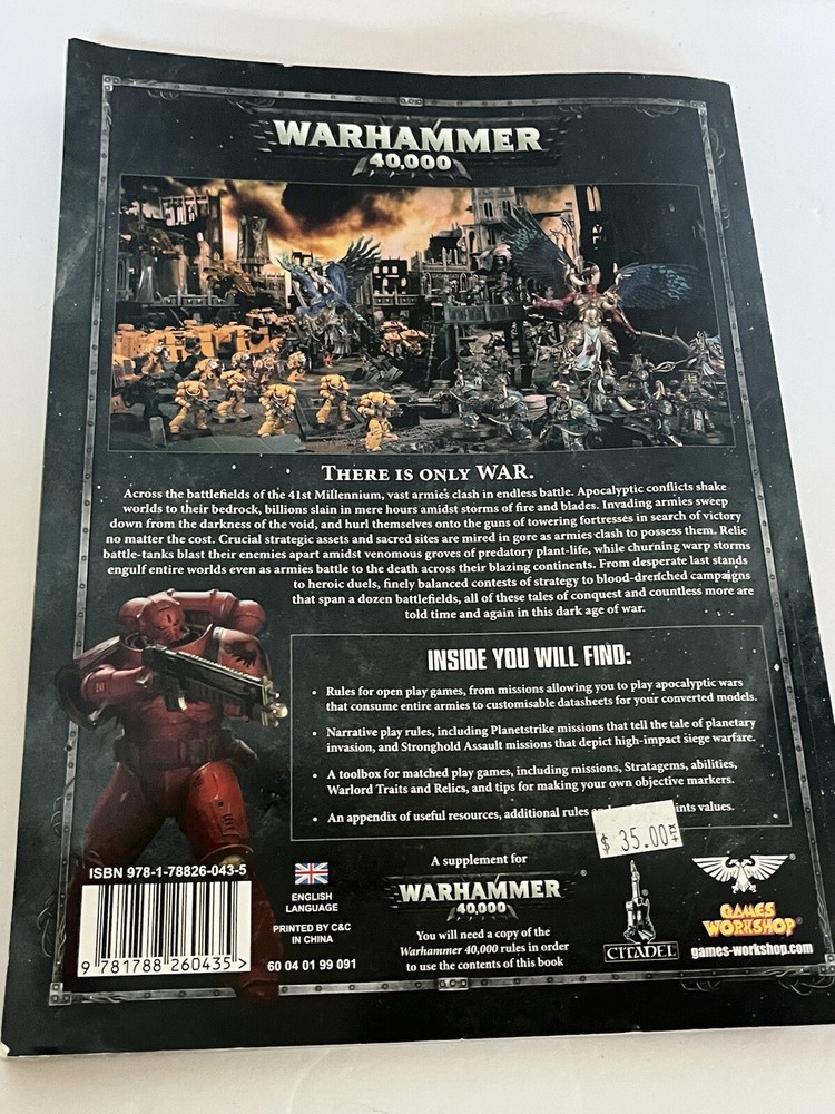 Warhammer 40K Chapter Approved 2017 Edition Games Workshop Expansion Book