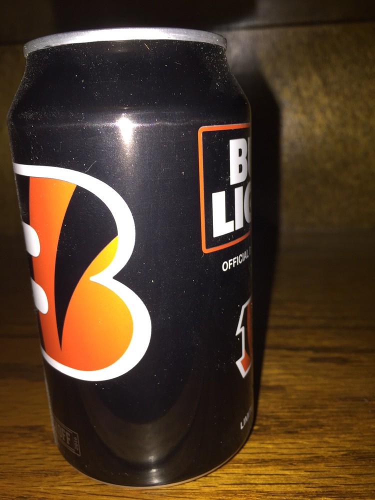 AFC CHAMPS NFL 2016 CINCINNATTI BENGALS BUD LIGHT EMPTY CAN 2016