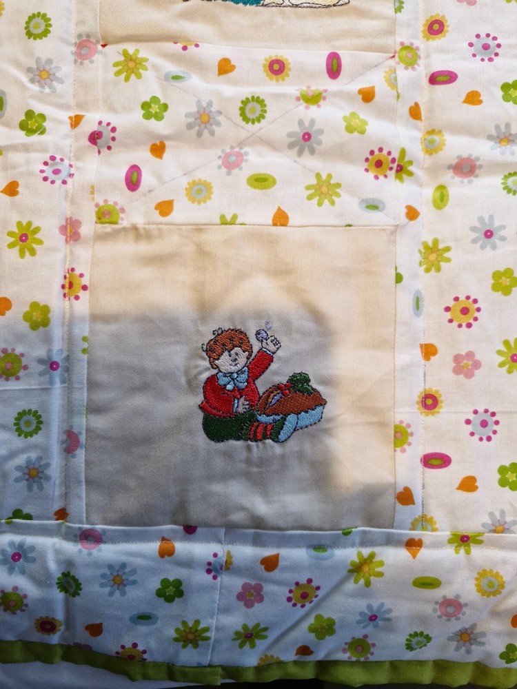 Embroidered blanket with unique design. A real one off purchase.