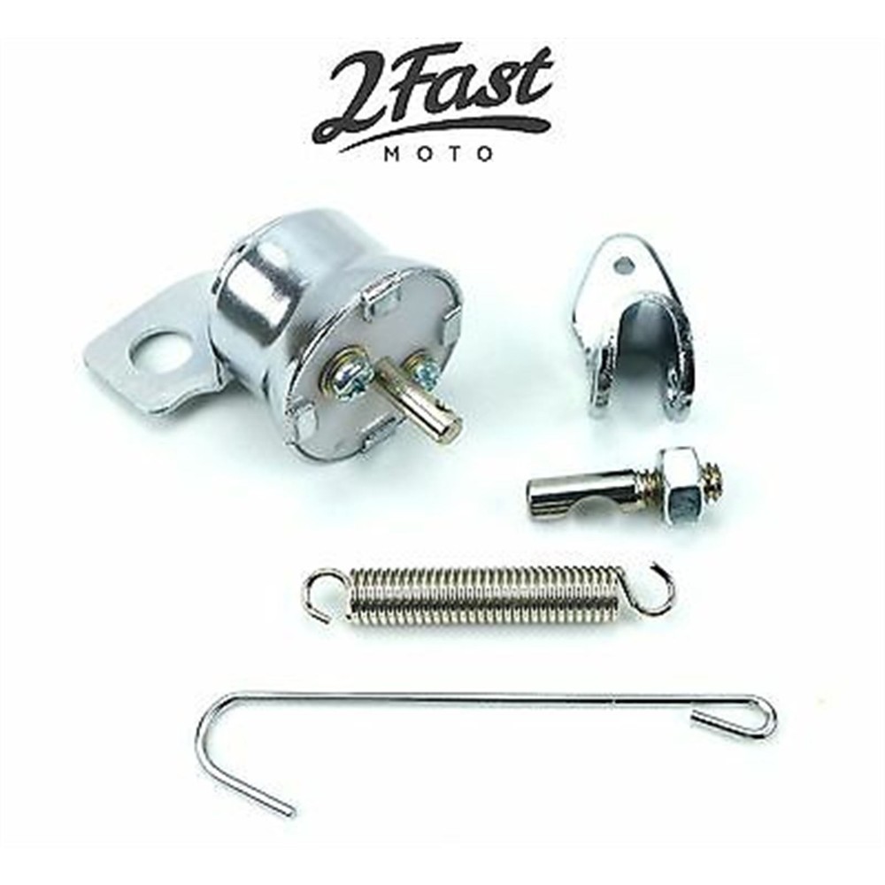 2FastMoto Mechanical Pull Chrome Brake Light Switch for Harley 72004-39