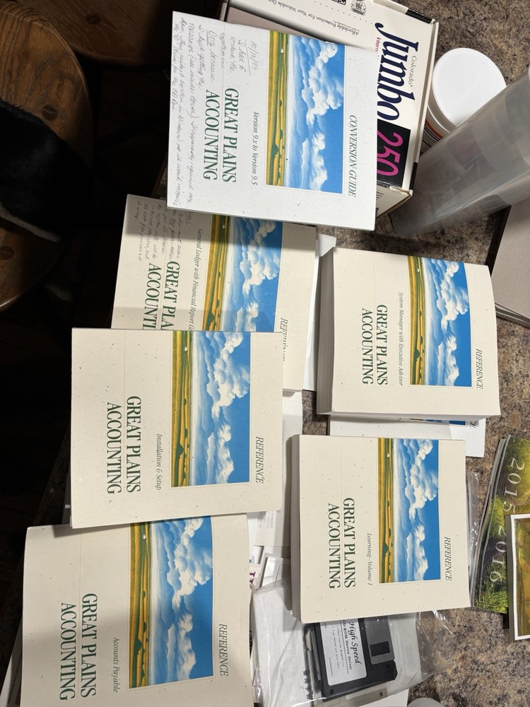 Great Plains Accounting Books & DISC Etc
