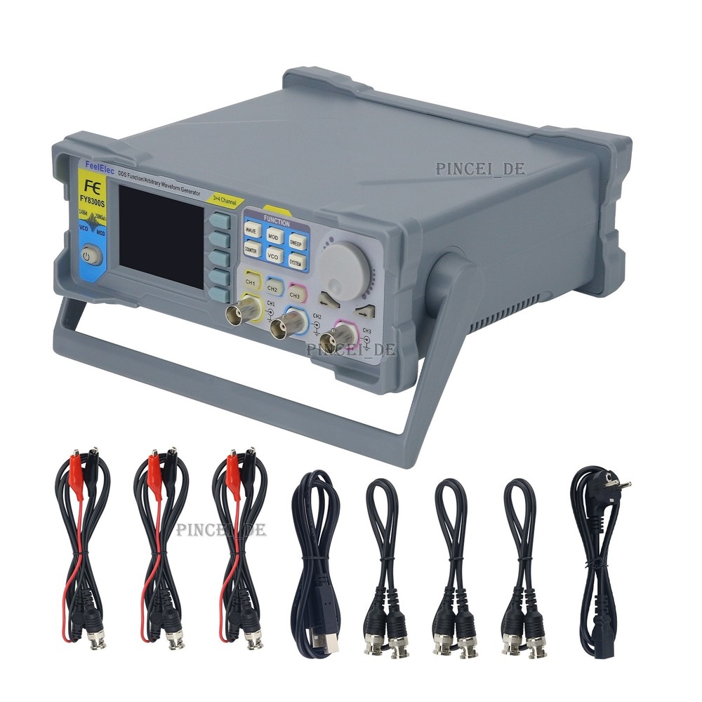 FY8300S-60M 3-Channel DDS Function Signal Arbitrary Waveform Generator