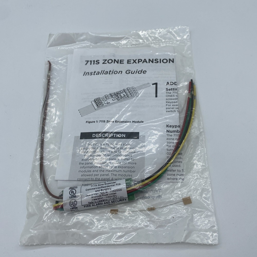 DMP 711S Zone Expander – Single Point, Fly Leads – New