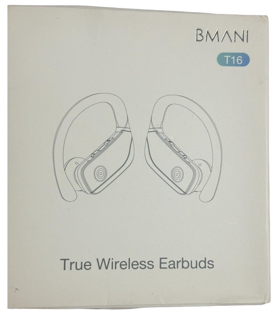 Bmani True Wirless Earbuds T16 Light Blue Open Box
