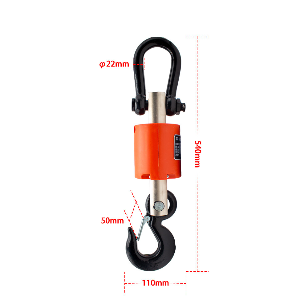 Wireless Digital Electronic Hanging Crane Scale with 200m Remote Control Handle