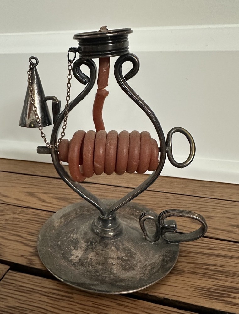 Vintage Silver Plated Wax Jack