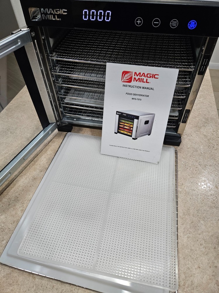 Meat & Fruit Dehydrator, Magic Mill Pro w/Timer Dried Fruit & Jerky Meat