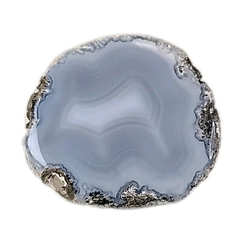 Agate Geode Slice Crystal Decor