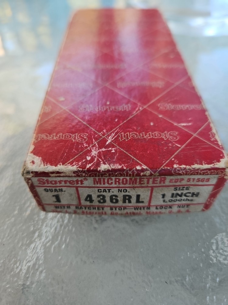 Starett Micrometer 436RL-1 MICROMETER