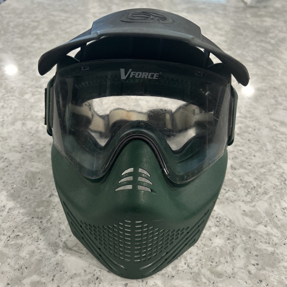V force Green  grill mask paintball Adjustable