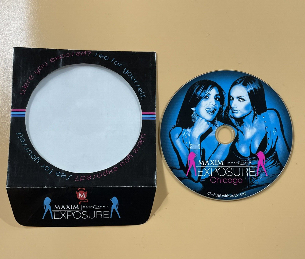 Bud Light / Maxim Exposure Chicago CD-ROM w/ Audio Start
