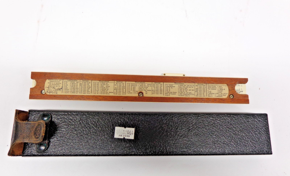 Vintage Lot of Drafting Slide Rules Plus