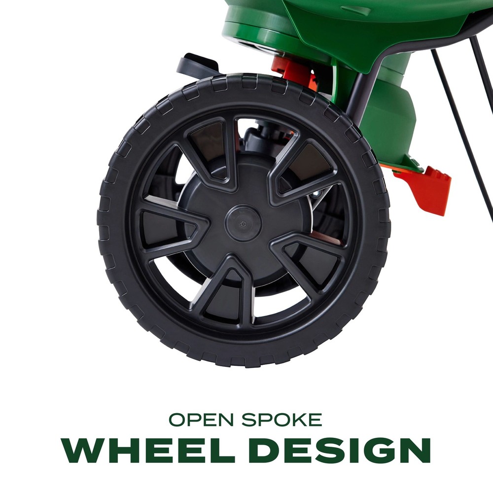 Turf Builder Edgeguard Mini Broadcast Spreader for Grass Seed, Fertilize
