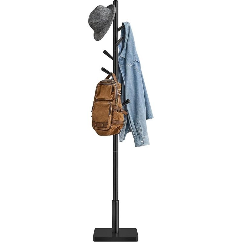 Adjustable Freestanding Coat Rack Modern Tree Organizer Entryway Storage New