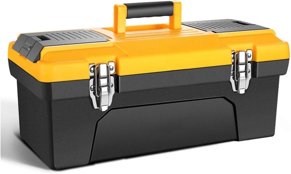 Tool Storage Portable Tool Box Lockable Storage Tool Box Organizer with Remova