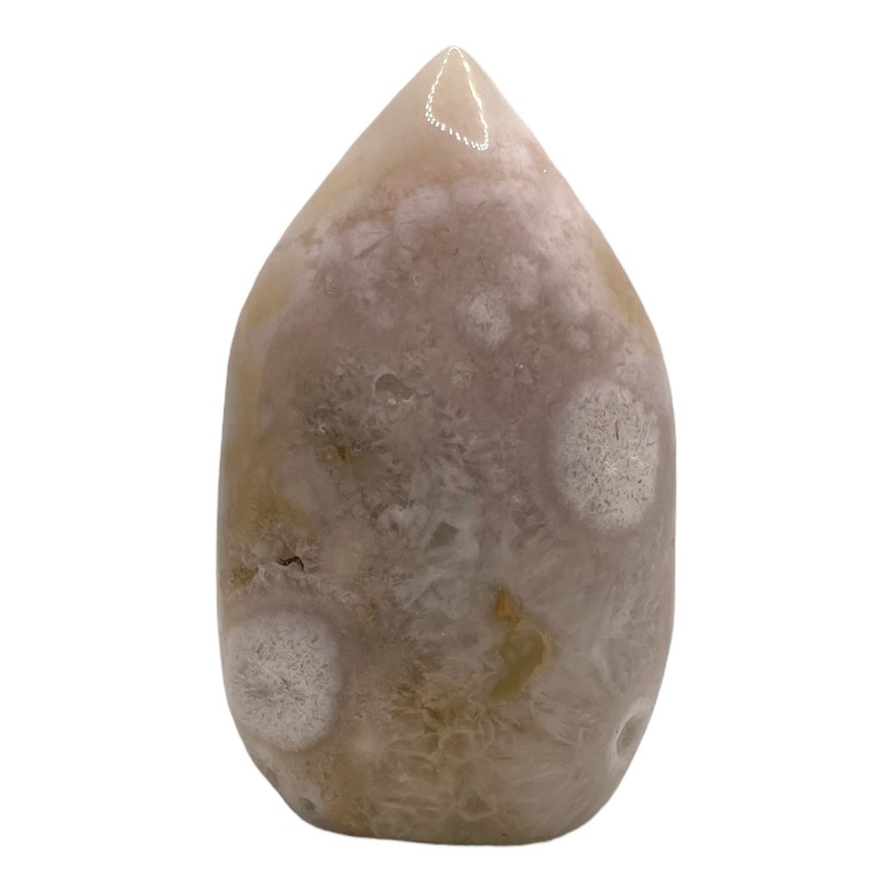 Pink Amethyst Free Form Flame Teardrop #1
