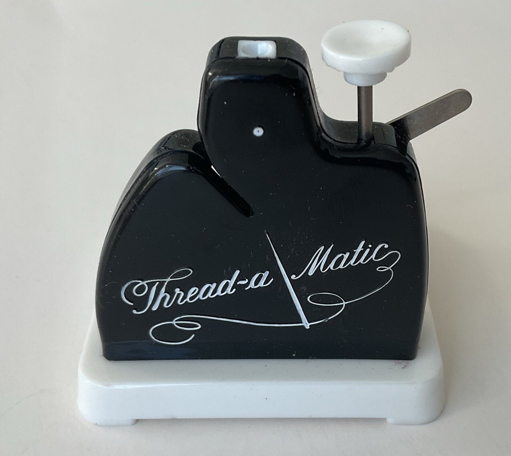 Vintage Thread-a-Matic Model 700 Needle Threader w/ Box & Directions