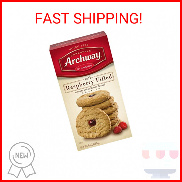 Archway Cookies, Raspberry Filled, 9 Oz