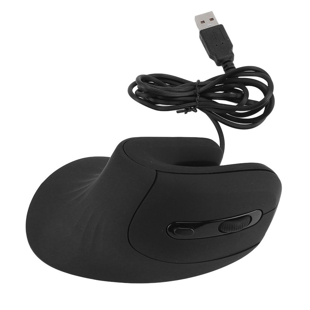 New USB Vertical Wired Mouse 4 Adjustable DPI Silent Click Ergonomic Vertical Op