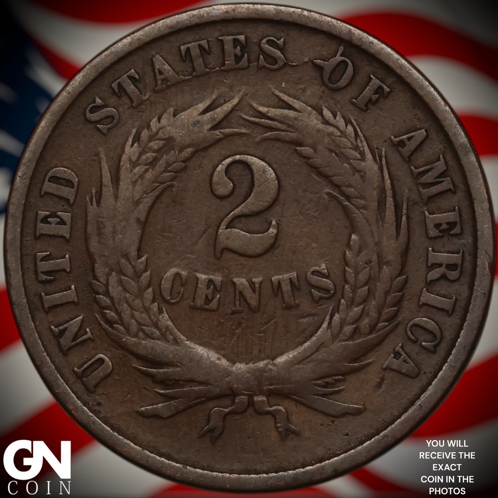 1864 2 Cent Piece A2760